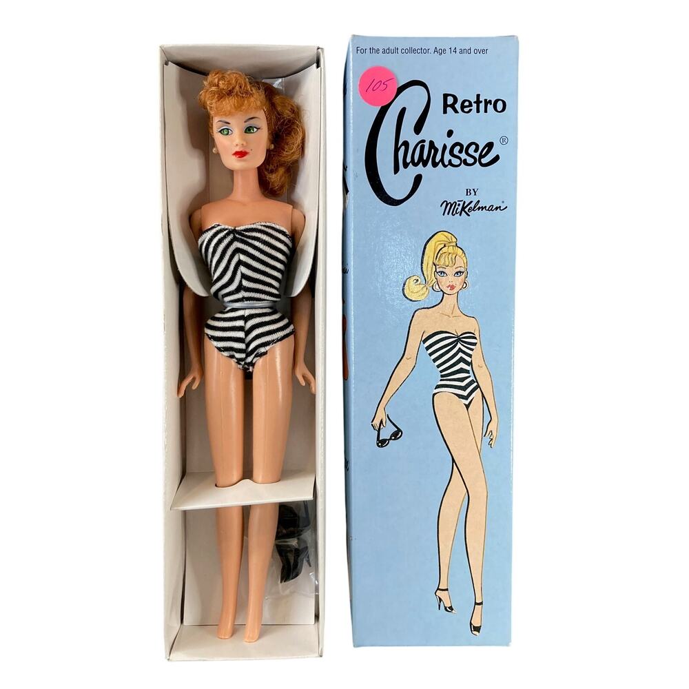 Vintage 90s Paul David & MiKelman 12" Retro Charisse Fashion Doll Redhead NRFB